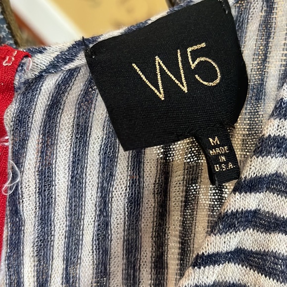 W5 By Anthropologie Striped Longer In The Front Boho Style Tank Top Size… - Picture 6 of 10